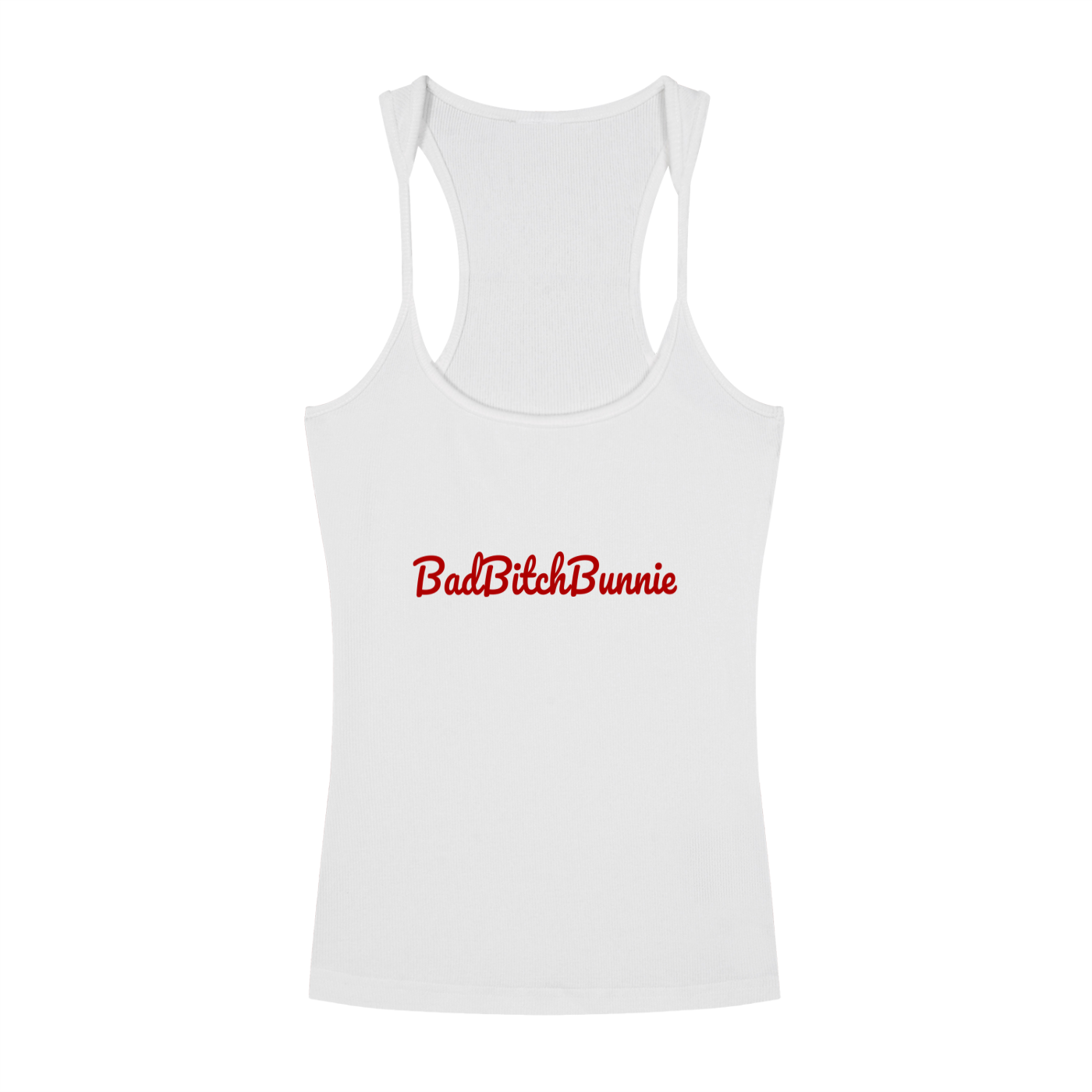 Slim Fit Ribbed Racerback Tank Top